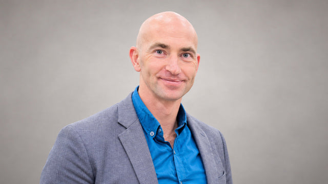 Portrait accompanying the feature on Nutrioz founder Simas Didzbalis