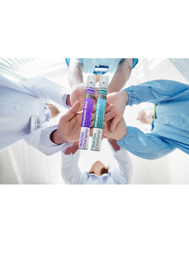 Nutrioz Vitamin D3 + B12 Oral Spray Bundle | Precision Microdose Delivery