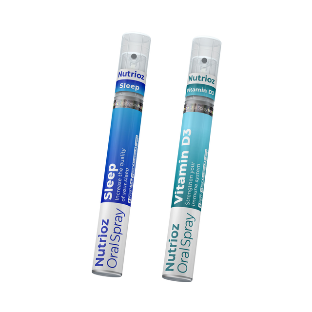 Nutrioz Sleep + Vitamin D3 Oral Spray Bundle — Powered by Molecular Spray Technology®