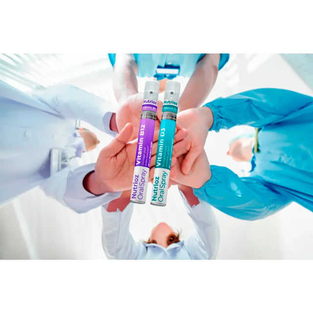 Nutrioz Vitamin D3 + B12 Oral Spray Bundle | Precision Microdose Delivery